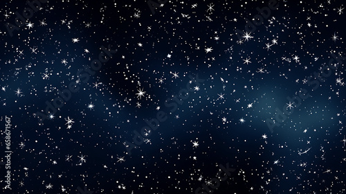 an enchanting pattern named StarStruck. Utilize a dark, cosmic backdrop to represent the vastness of space. 
