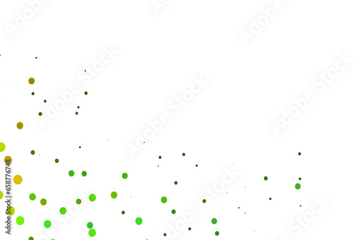 Light Green, Yellow vector layout with circle shapes.