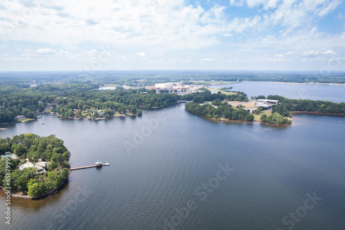 Aerial View of Lake Norman, North Carolina