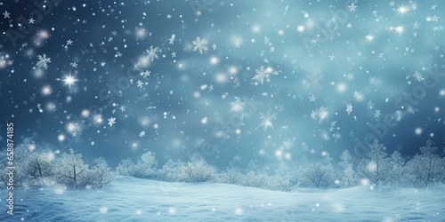 christmas snowy winter snowflakes falling background cinematic