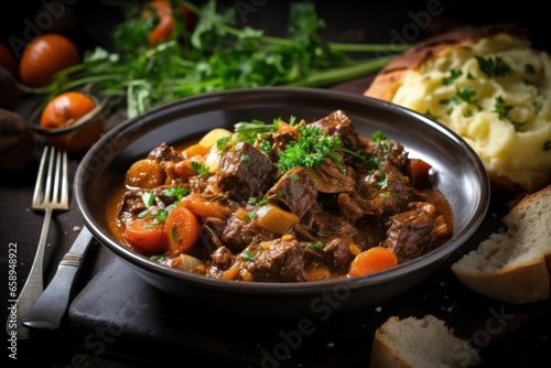delicious rich beef stew comfort food