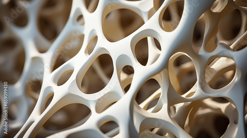 porous structure represents Osteoporosis