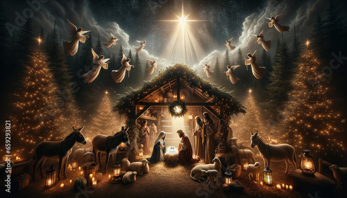 Nativity Marvel: A Guiding Star's Promise 