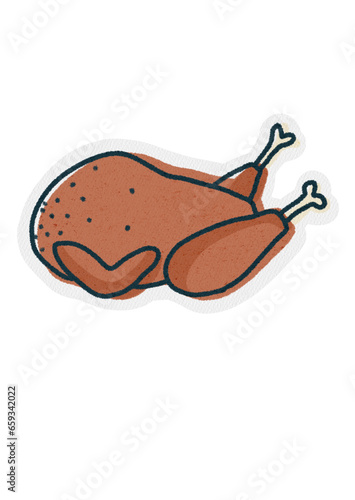 Illustration logo thanksgiving