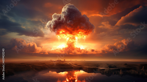 Nuclear Explosion and Environmental Pollution Caused by Humanity