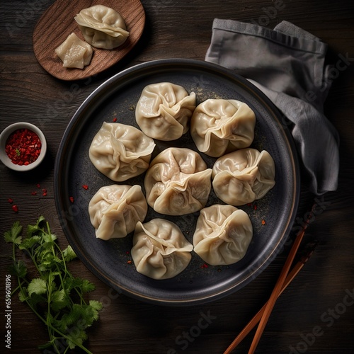 Pierogi z mięsem, dumplings with meat