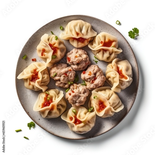 Pierogi z mięsem, dumplings with meat