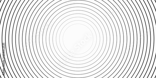 Abstract hypnotic pattern with black-white striped lines. Psychedelic background. Op art, optical illusion