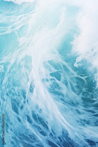 Blue background inspired by ocean waves