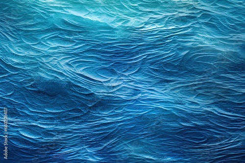 Abstract Blue Texture Background: Tranquil Lake Ripples Echo in Stunning Visuals, generative AI