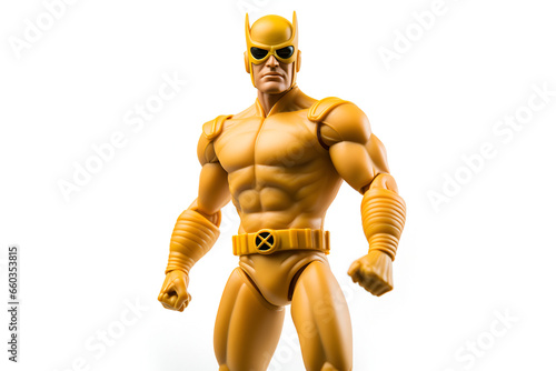 Golden Heroic Figure Pose