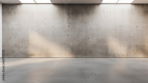 Texture of Polished Concrete A smooth and glossy surface of concrete, with a reflective finish and a sleek texture.