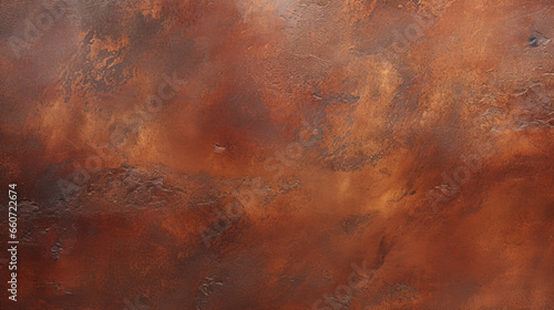 Texture of aged burnt copper, displaying a range of warm colors from burnt orange to deep burgundy. The metallic sheen is still visible despite the textures worn appearance.