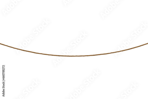 Digital png illustration of brown rope on transparent background