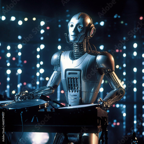 AI, robot, concert, music