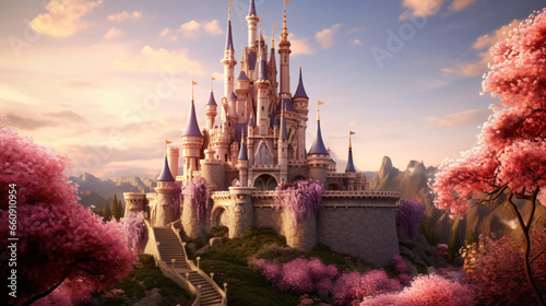 Fairy tale princess castle