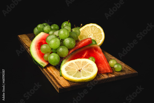 deska z owocami 