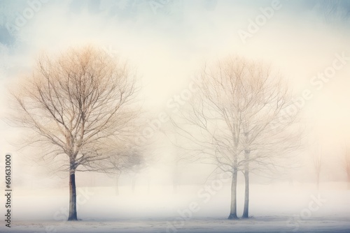 trees in the fog - generative ai