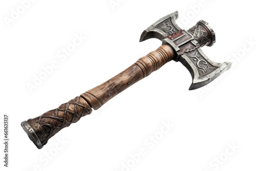 Medieval War Hammer for Armored on isolated background