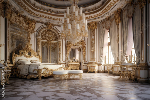 Luxury baroque interior