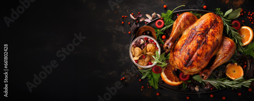 Beautifully roasted Thanksgiving turkey