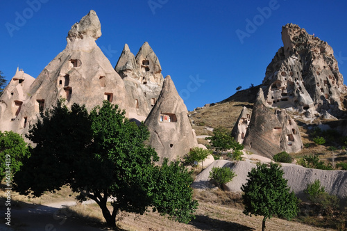 Views from Cappadocia uçhisar fairy chimneys