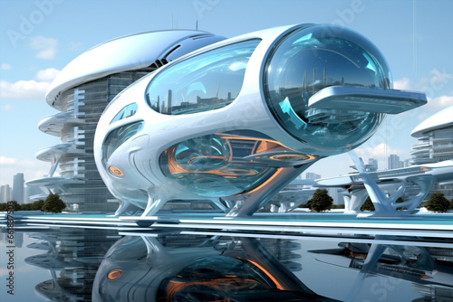 Electric futurism concept vehicle fly automobile design modern auto car