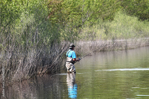 Fishing on the Wisconsin river