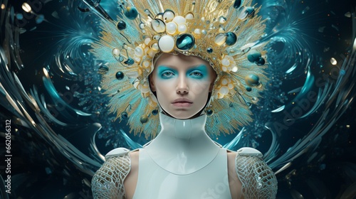 Fashion a surreal, intergalactic abstract masterpiece, reminiscent of a journey through the cosmos.