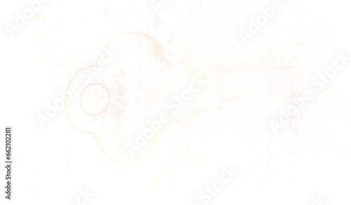 Digital png illustration of beige key on transparent background