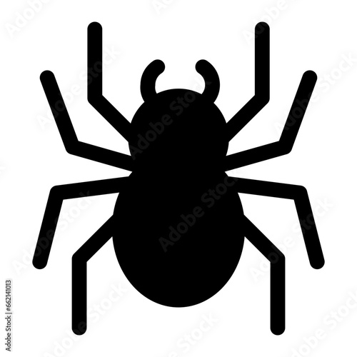 spider Halloween Icon Illustration