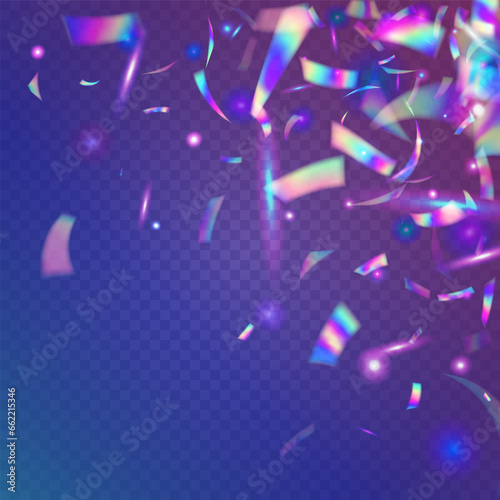 Glitch Sparkles. Glitter Foil. Pink Laser Texture. Transparent Background. Bright Art. Metal Banner. Rainbow Glare. Blur Realistic Gradient. Purple Glitch Sparkles