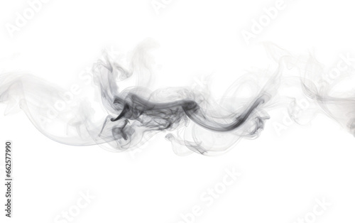 Light Black Smoke Image of Cloud From Fire Stock Isolated on Transparent Background PNG.