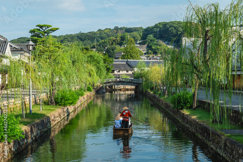 Scenery of Kurashiki Bikan Historical Quarter in Okayama, Chugoku, Japan