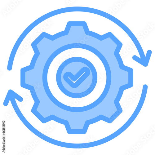 Control Systems Blue Icon