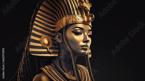 Nefertity, egyptian queen, ai based