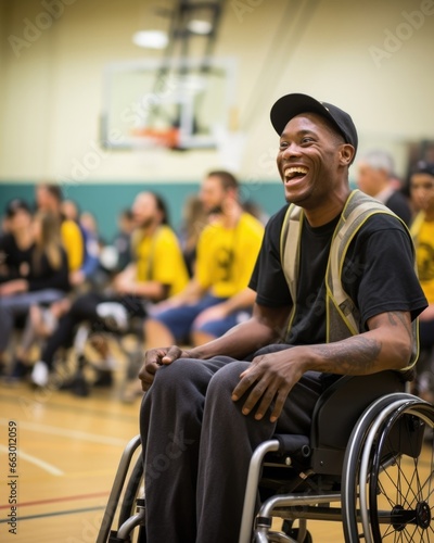 The quadriplegic athlete sat on the sidelines of the basketball court, his eyes following the movements of his teammates on the court. While he was no longer able to play the sport he loved,