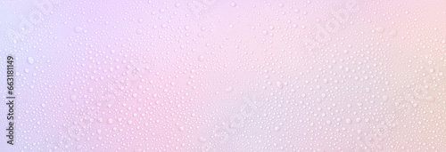 banner drops on a pastel background with space for text