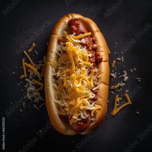 Hot dog z dodatkami