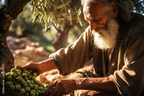 Olive harvesting in Greece, age-old traditions under the Aegean sun.
