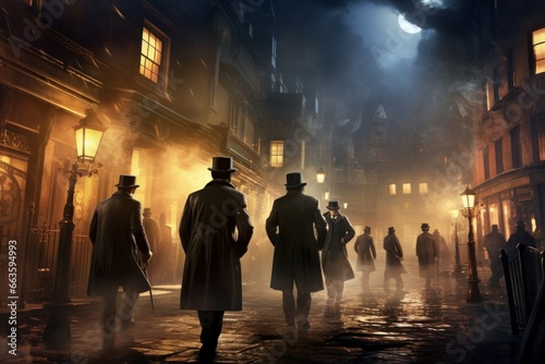 Victorian-era London detective agency, solving thrilling mysteries in fog-laden streets.