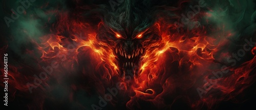 evil demon in hell