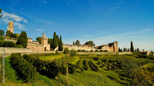 Castello di San Salvatore, Collalto, Treviso. Veneto, Italia