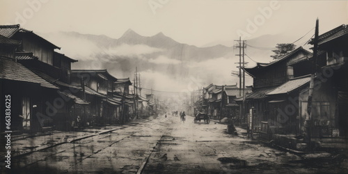 old Japanese city.