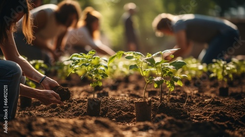 Community gardening: cultivating sustainable food and wellness together