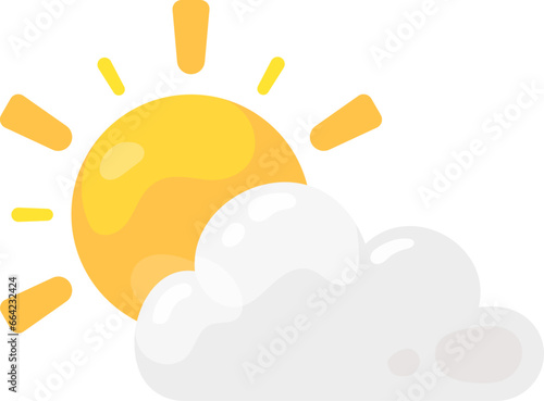 Cloudy weather icon