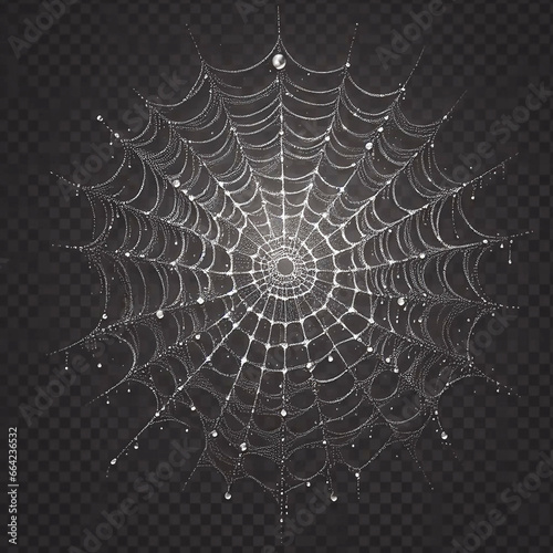 Black transparent web