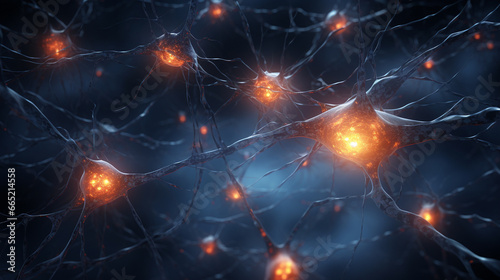 sieć neuronów w organizmie człowieka