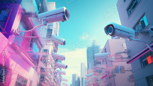 An Orwellian vision of the future: Citizens unknowingly observed by AI-powered city cameras