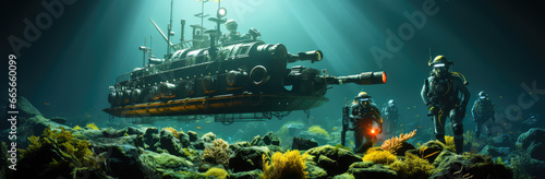 Journey Beneath the Waves: The Intriguing World of Underwater Explorers and the Secrets they Unearth - Generative AI